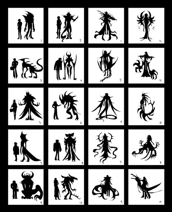 silhouettes